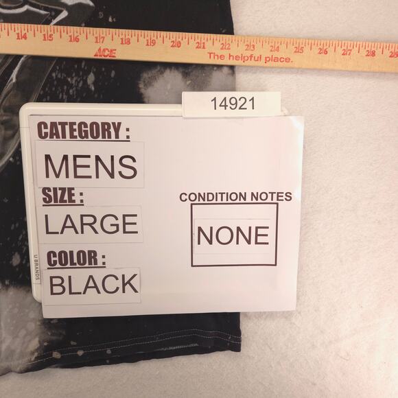 The Rolling Stones Short Sleeve Band Crew Neck T Shirt Mens Size Large L Black - Picture 8 of 9